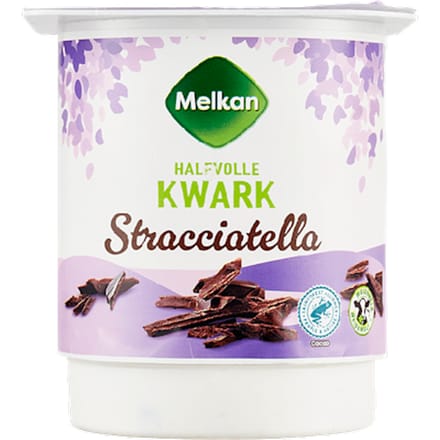 Halfvolle kwark stracciatella