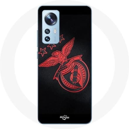 Xiaomi 12X hoesje slb benfica zwarte achtergrond