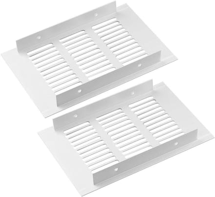 Ventilatieroosters - Luchtgaten - Kasten Ventileren - Aluminium Legering - 100 x 150 mm - Wit