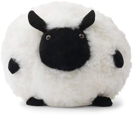 Sheepskin House - Schattig Schapen Kussen - D34 cm