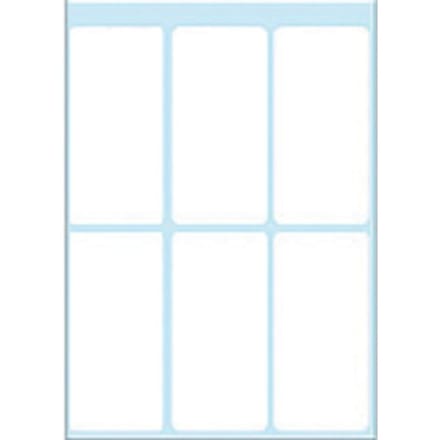Haza Original Etiketten Vierkant 42 Stuks 26 X 54 Mm Wit