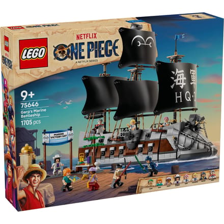 LEGO ONE PIECE Het Slagschip van Garp Piraten Speelgoed voor Kinderen 75646