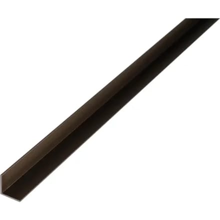 Alberts Hoekprofiel - Aluminium Brons - 20x20x1,5mm 1m