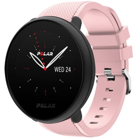 Polar Ignite 2 twill siliconen band (roze)