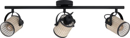 EGLO Ruscomb Spot - E27 - 77,5 cm - Zwart/Bruin
