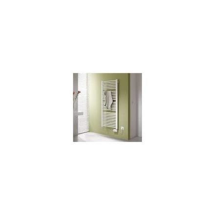 Kermi Basic-E straight bathroom radiator 89.9 x 3.5 x 80.4 cm incl. electric set WRX right E0E100800902SXK