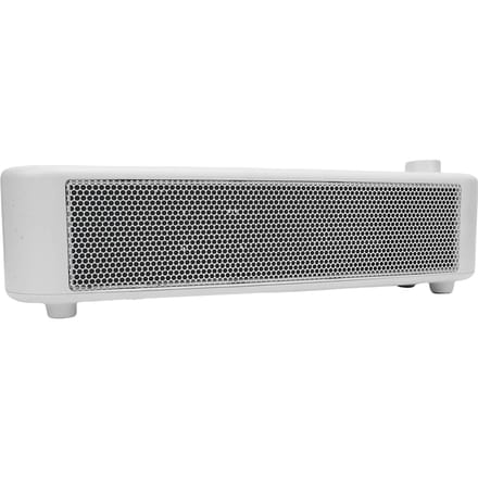 Mini Ruimteverwarming voor Binnengebruik 500W 2 Snelheden PTC Snelle Verwarming Draagbare Bureauverwarming Ventilator voor Slaapkamer Kantoor EU Stekker white