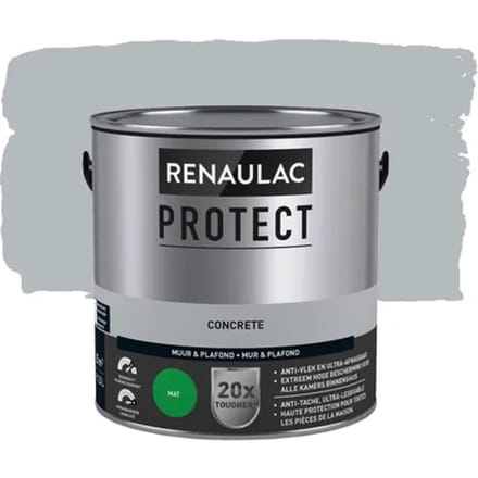 Renaulac Protect Muurverf - Mat - Concrete - 2,5l