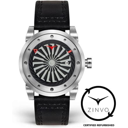 Outlet Special - Refurbished Zinvo Blade Rotating Turbine Automatic 44mm Edelstaal | Silver 215