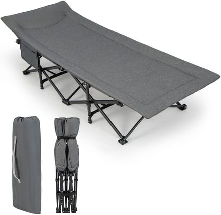 ZRSS® Veldbed - Campeerbed - Vouwbed - Stretcher - Opvouwbaar met draagtas
