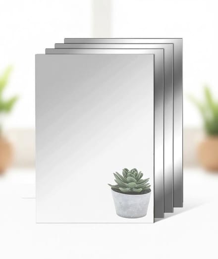 Maison Elara Zelfklevende acryl spiegeltegels A4 - 4 stuks - HD kwaliteit