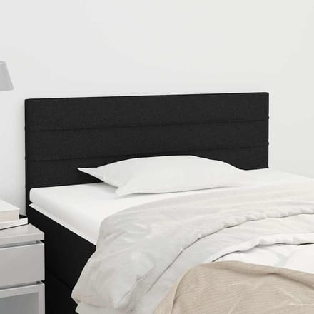 vidaXL - Hoofdbord - 80x5x78/88 - cm - stof - zwart