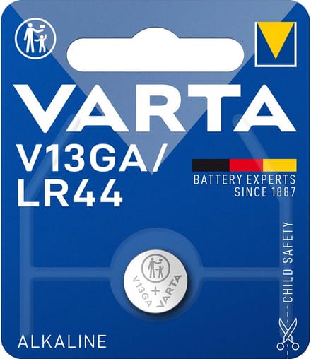 Varta - Knoopcel batterij - LR44 - High Energy Alkaline - 1,5 Volt