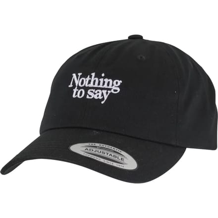 Mister Tee - Nothing To Say Wooly Combed Verstelbare pet - Zwart
