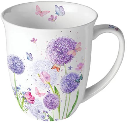 Ambiente - Koffiebeker - Flower Beauty - 400 ML