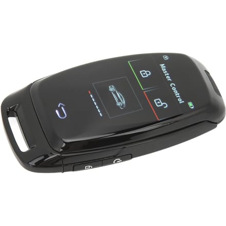 Auto Smart LCD Sleutel Touchscreen Bluetooth 5.0 Verbinding Keyless Entry Soepele Aanraking voor Eén Knop zwart