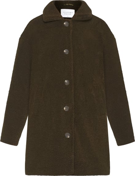 SISTERS POINT Dofi-new.ja1 Dames Jas - Khaki - Maat L