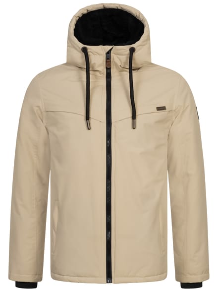 Alessandro Salvarini heren winterjas AS-331 met teddyvoering en capuchon