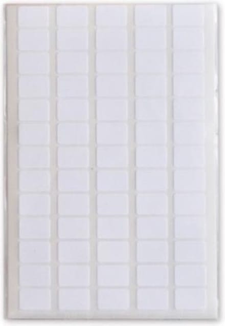 Soho Etiketten 12 X 8 Mm Papier Wit 390 Stuks