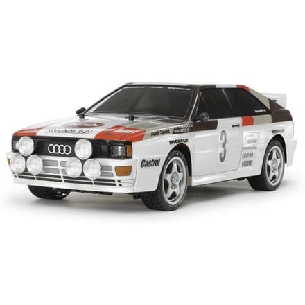 Tamiya TT-02 Audi Quattro Rally Brushed 1:10 RC auto Elektro Straatmodel 4WD Bouwpakket