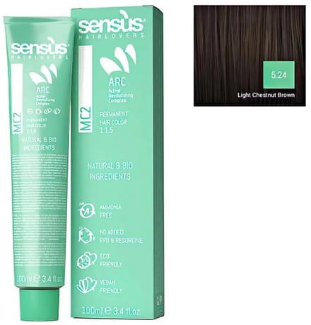 Sensus MC2 Haarverf Vegan Friendly 5.24 Licht Koud Kastanjebruin 100ml