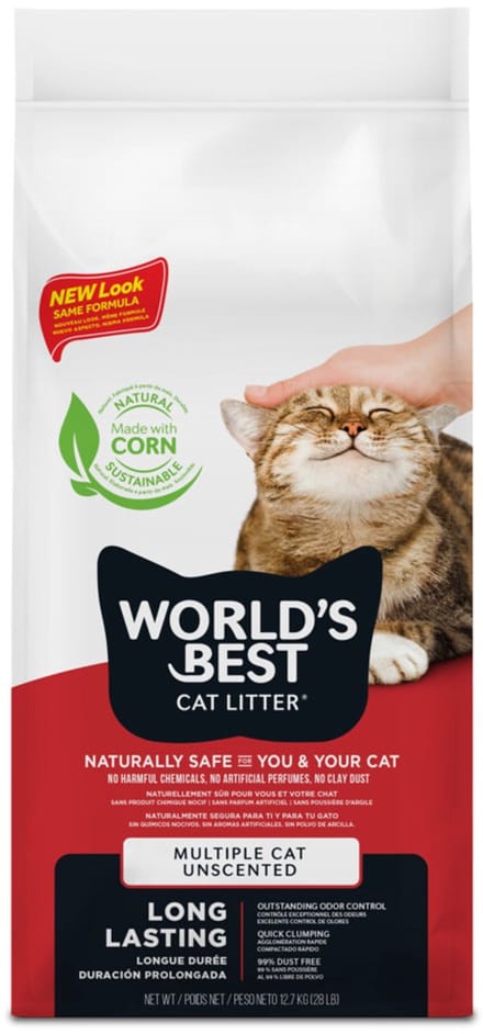 12,7kg Cat Litter Extra Strength World's Best Kattenbakvulling