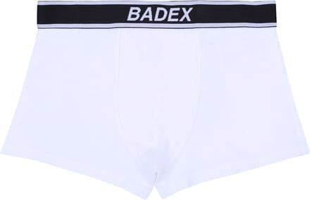 Witte katoenen herenboxershort BADEX