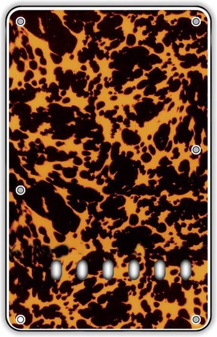 Boston BP-313-WCY back plate, string spacing 11,2mm, 3 ply, standard Stallion, 86x138mm, wildcat yellow