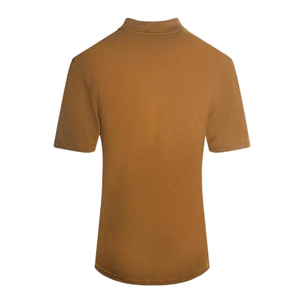 Lyle & Scott Heren Effen Logo Polo Shirt (Brons)