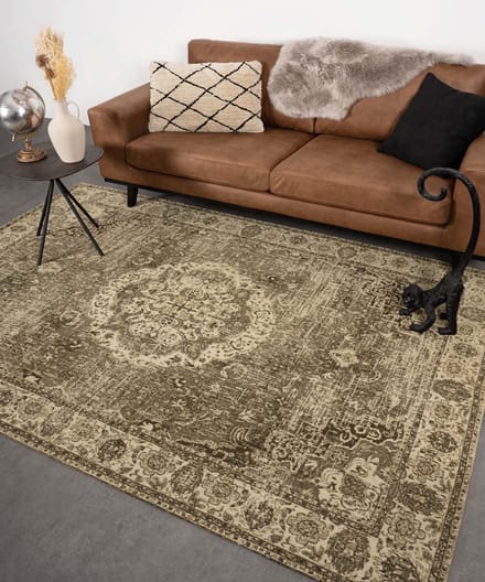 Vintage vloerkleed - Traditions groen 70x140