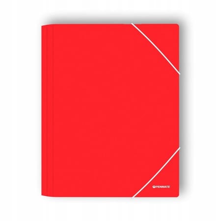 Penmate Map A4 met Elastiek, Rood, PVC PP-102