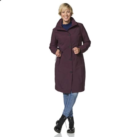 Happy Rainy Days Lange Regenjas Dames Porto Burgandy