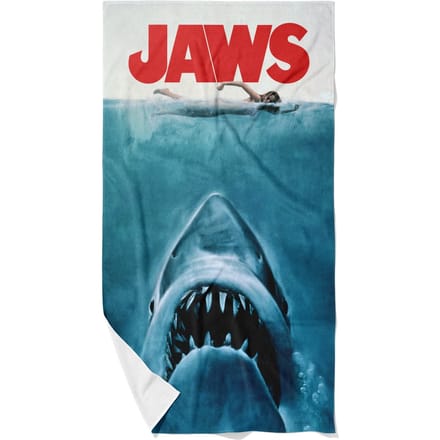 Jaws Classic Poster Beach Towel
