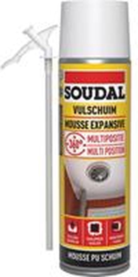 Soudal Vulschuim Multipositie 500ml