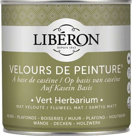 Liberon Velours De Peinture Muurverf - Mat - Vert Herbarium - 0,5l