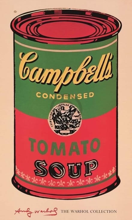 Andy Warhol - Campbell's Soup - Kunstdruk - 60x100 cm