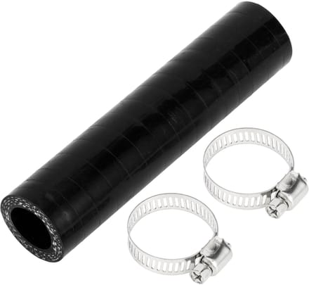 Dailygoods- Koelmiddelslang 127 mm - Siliconenslang - Zwart