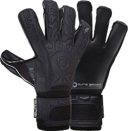Elite Sport Black Solo Keepershandschoenen - Zwart | Maat: 7