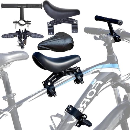Fietsstoeltje Kind - Kinderzitje Fiets - Samen Fietsen - Universele Montage - 2-6 Jaar - Zwart