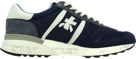 Premiata - Heren Lander Sneaker Blauw - Maat 42