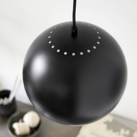 FRANDSEN Ball hanglamp, Ø 25 cm, matzwart