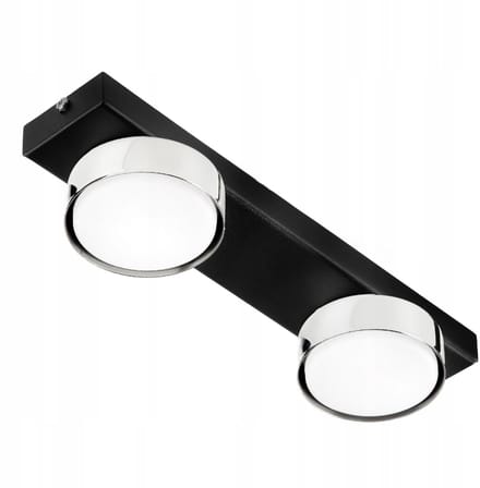Plafondlamp LED GX53 Zwart Chroom Loft Stijl - 30cm