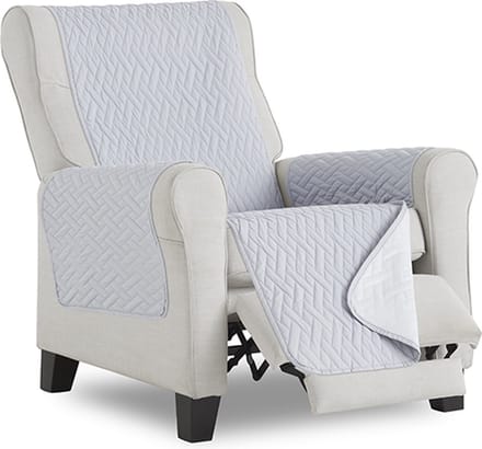 Waterproof Fauteuilbeschermer - urine bestendig - 55cm breed - Lichtgrijs