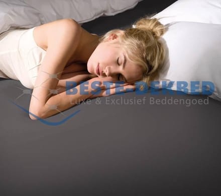 Bella Donna Premium Jersey Hoeslaken - Licht Antraciet (0215)