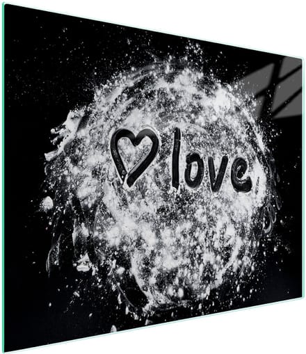 TMK ArtDeko - Snijplank - Glas - 52x30 cm - Hart
