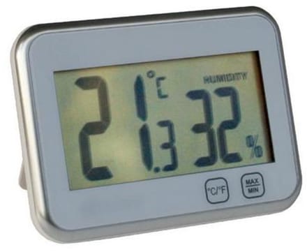Terdens 3618 Serie - Elektronische Binnenthermometer met Hygrometer - Stijlvol LCD Scherm