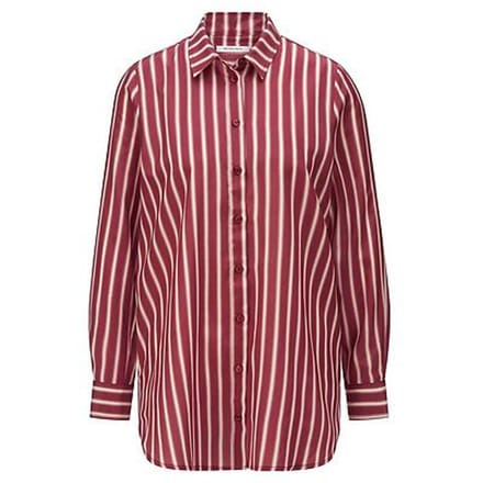 Lange blouse Van Peter Hahn rood