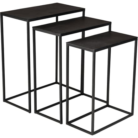 Set van 3 bijzettafels Johan rechthoekig | Macabane