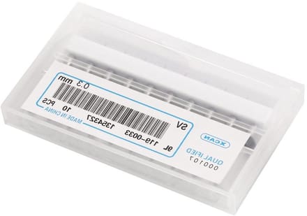 Micro Boren Set - Printplaat Boren - PCB Boren - Scherpe Snijkant - 0.3 mm - Zilverkleurig