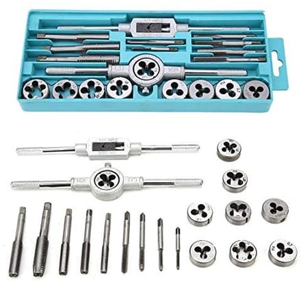 Dailygoods- Schroefkranen Set - 9 Kranen/Matrijzen - Verstelbare